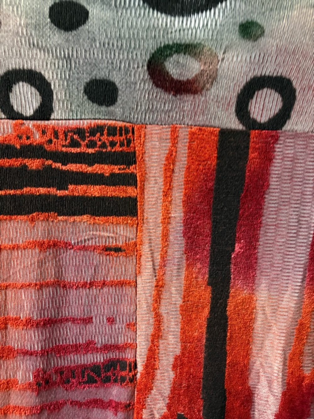 Radzoli Abstract Textured Button Blouse - Picture 8 of 16